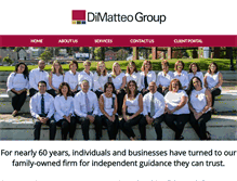 Tablet Screenshot of dimatteogrp.com